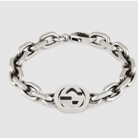 Gucci Jewelry - Gucci Interlocking G Silver Bracelet